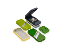 Load image into Gallery viewer, Multi-Prep™ Compact Multicolour 4-Piece Grater &amp; Slicer
