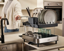 Load image into Gallery viewer, Excel™ Steel 2-Tier Dish Rack
