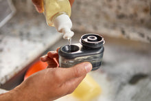 Load image into Gallery viewer, SinkTech™ Compact Soap Dispensing Washing Up Brush with Steel Stand
