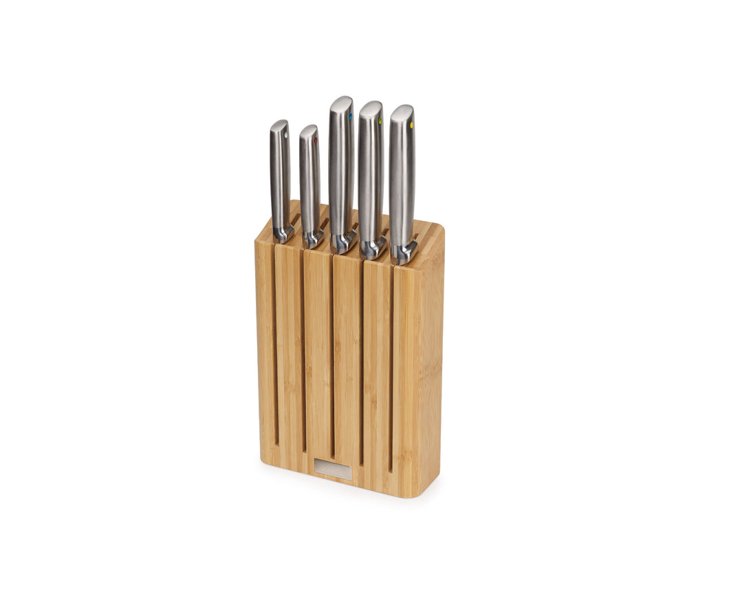 Elevate™ Steel Knives Bamboo 5-Piece Set