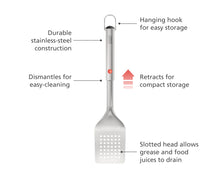 Load image into Gallery viewer, GrillOut™ Stainless-Steel BBQ Turner with Extending Handle
