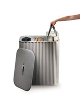 Load image into Gallery viewer, Tota Trio Luxe 90L Ecru Laundry Separation Basket
