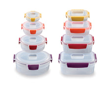 Load image into Gallery viewer, Nest™ Lock 8-Piece Multicolour Mixed Food Container Set
