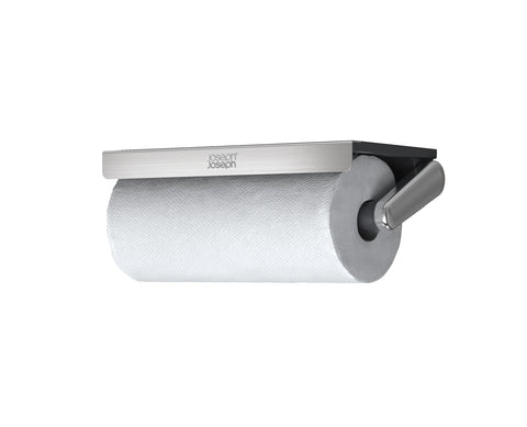 RollGrip™ Under-Shelf Stainless-Steel Kitchen Roll Holder