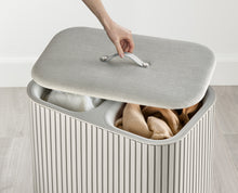 Load image into Gallery viewer, Tota Luxe 90L Ecru Laundry Separation Basket
