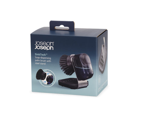 SinkTech™ Compact Soap Dispensing Washing Up Brush with Steel Stand