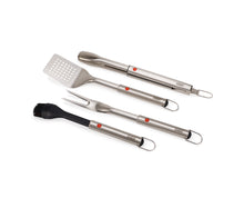 Load image into Gallery viewer, GrillOut™ 4-Piece Stainless-Steel BBQ Utensil Set with Storage Case
