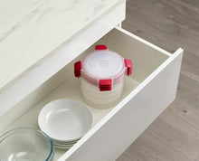 Load image into Gallery viewer, Nest™ Lock 4-Piece Red 1L Round Food Container Set
