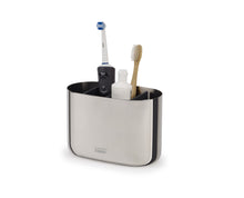 Load image into Gallery viewer, EasyStore™ Luxe Stainless Steel Toothbrush Caddy Large
