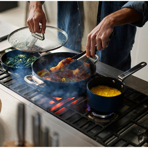 Space 28cm/4.7L Non-Stick Shallow Casserole & Lid