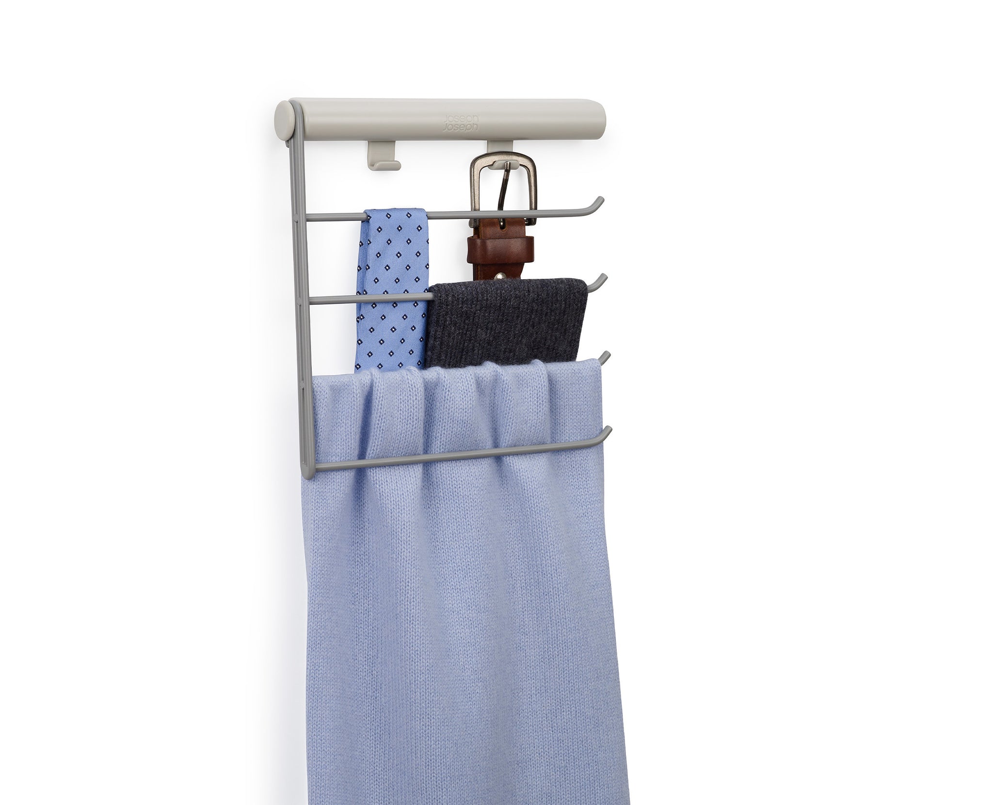 Orderly™ Belt, Tie & Scarf Hanging Rail Ecru – Joseph Joseph South Africa