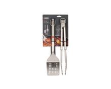 Load image into Gallery viewer, GrillOut™ 2-Piece Stainless-Steel BBQ Turner &amp; Tongs Set

