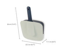 Load image into Gallery viewer, CleanStore Wall-Mounted Dustpan &amp; Brush - Blue
