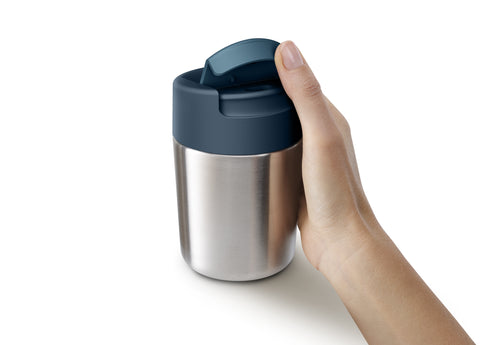 Sipp™ Steel Travel Mug with Hygienic Lid 340ml - Anthracite