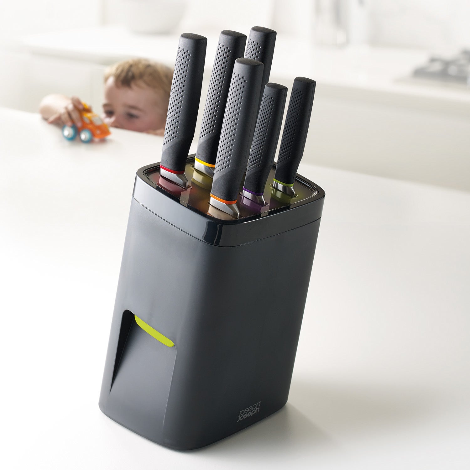 LockBlock 6 Piece Knife Block Set – Joseph Joseph South Africa