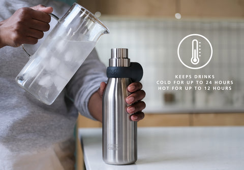 Loop™ Vacuum Insulated Water Bottle 500ml - Anthracite