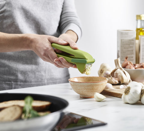 CleanForce™ Garlic Press - Green