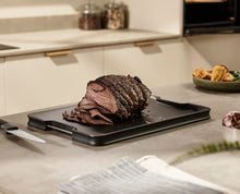 Load image into Gallery viewer, Cut&amp;Carve™ Plus Multi-Function Chopping Board Extra Large - Black
