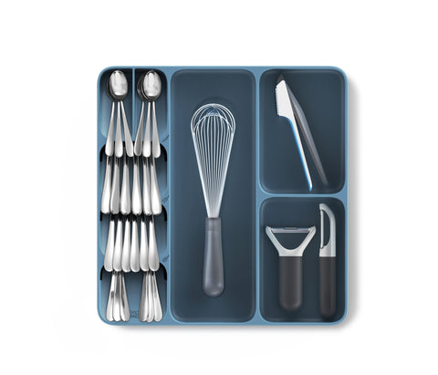 DrawerStore™ Cutlery, Utensil & Gadget Organiser - Sky (Editions)