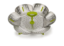 Load image into Gallery viewer, Bloom™ Steel Folding Steamer Basket
