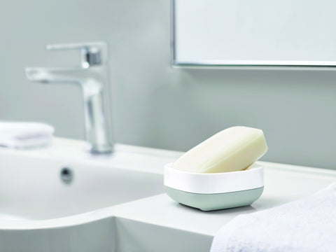 Slim™ Compact Light Grey Soap Dish