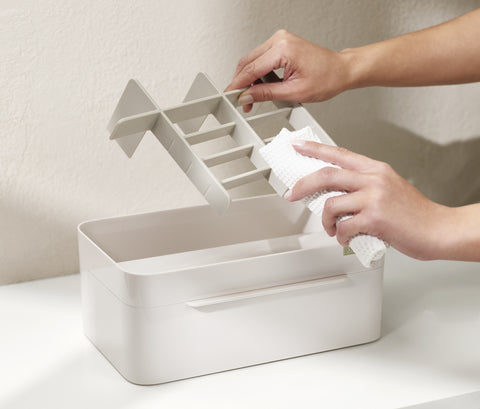 Viva Large Cosmetic Organiser - Shell