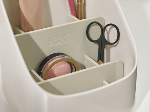 Viva Pedestal Mirror with Cosmetic Organiser