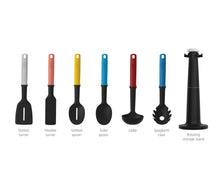 Load image into Gallery viewer, Elevate™ 6-piece Utensil Set with Storage Stand
