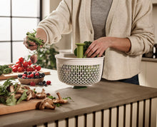 Load image into Gallery viewer, Spindola™ In-Sink Salad-Spinning Colander
