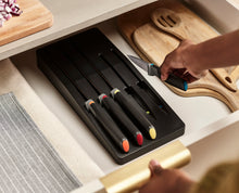 Load image into Gallery viewer, Elevate™ Store 5-Piece Knife Set with In-Drawer Storage Tray
