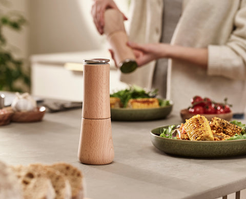 Milltop™ Wood Salt Mill