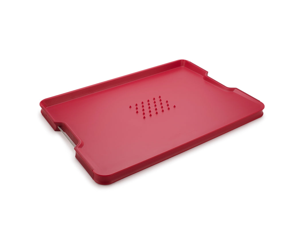 Cut&Carve™ Plus Multi-Function Chopping Board Extra Large - Red