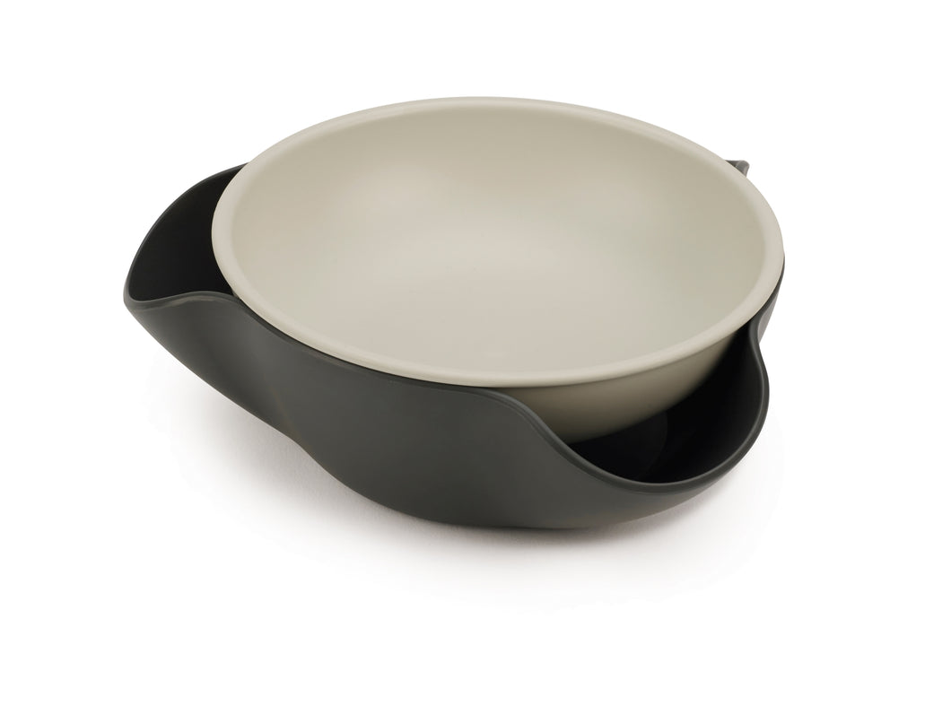 Double-Dish™ Serving Bowl - Grey