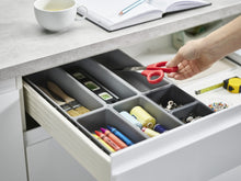 Load image into Gallery viewer, Blox™ 7-piece Drawer Organiser Set - Grey
